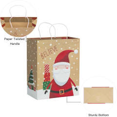 Customizable Design And Size Gift bags Christmas Gift Paper Bags