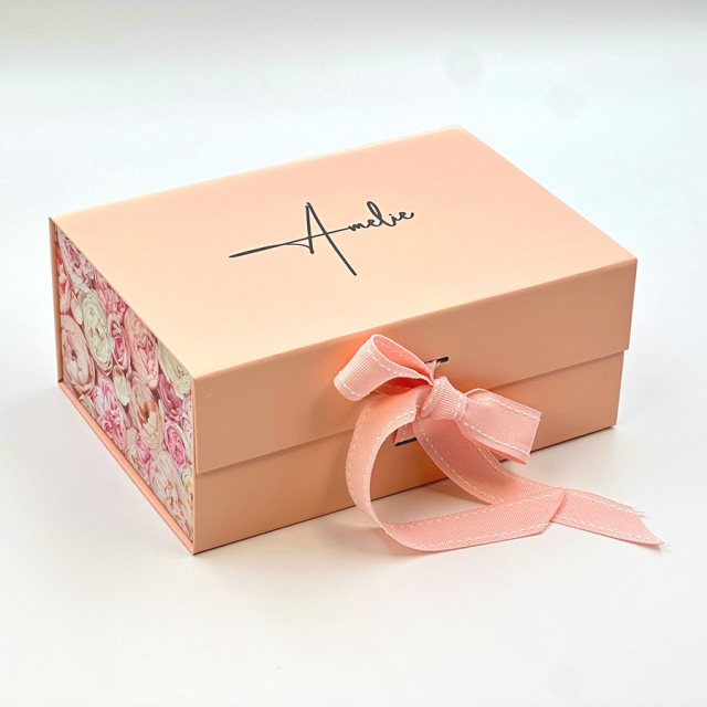 Custom Printing Luxury Rigid Colorful Gift Box Wholesale Folding Box With Ribbon