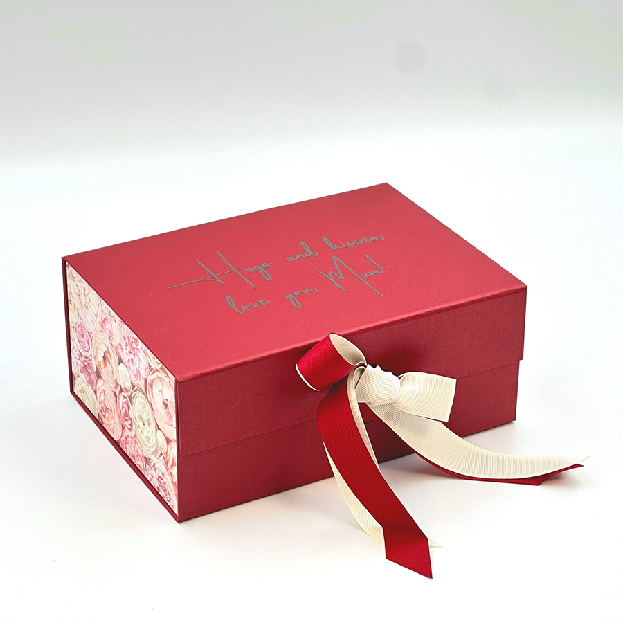 Custom Printing Luxury Rigid Colorful Gift Box Wholesale Folding Box With Ribbon