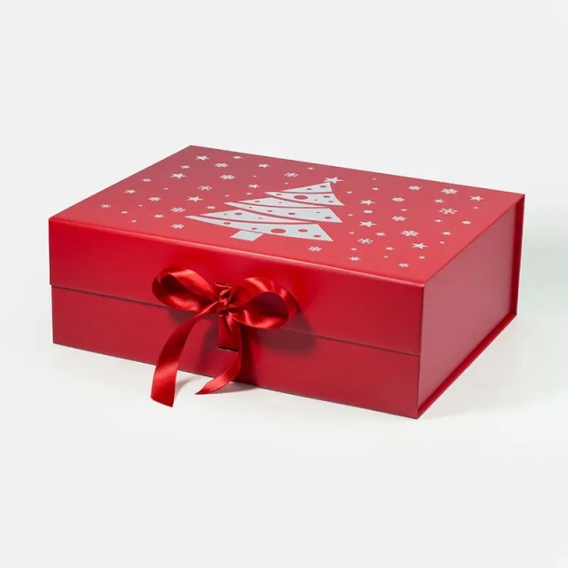 Custom Size Luxury Decoration Packaging Gift Box Christmas Printing Gift Folding Box For Present