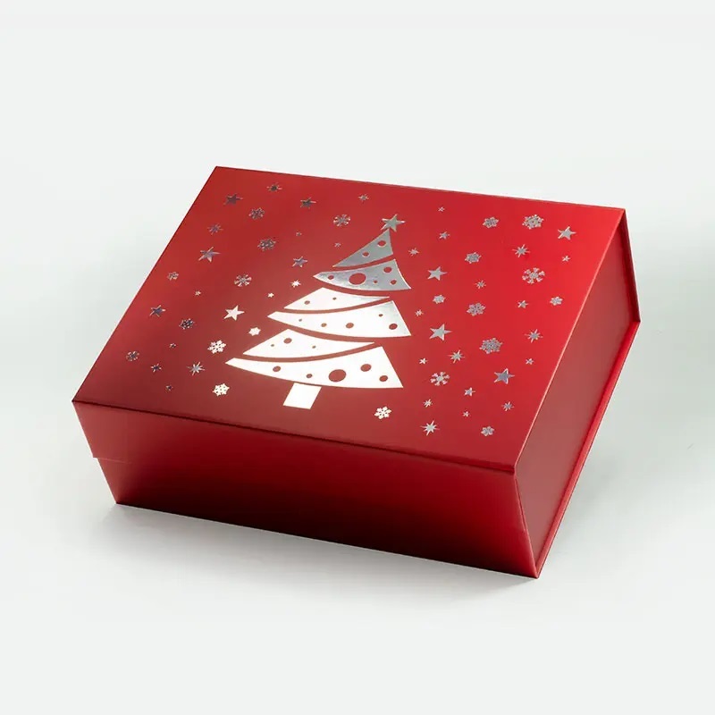 Custom Size Luxury Decoration Packaging Gift Box Christmas Printing Gift Folding Box For Present