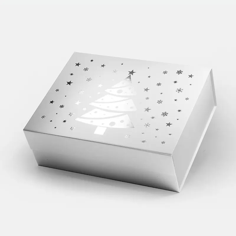 Custom Size Luxury Decoration Packaging Gift Box Christmas Printing Gift Folding Box For Present