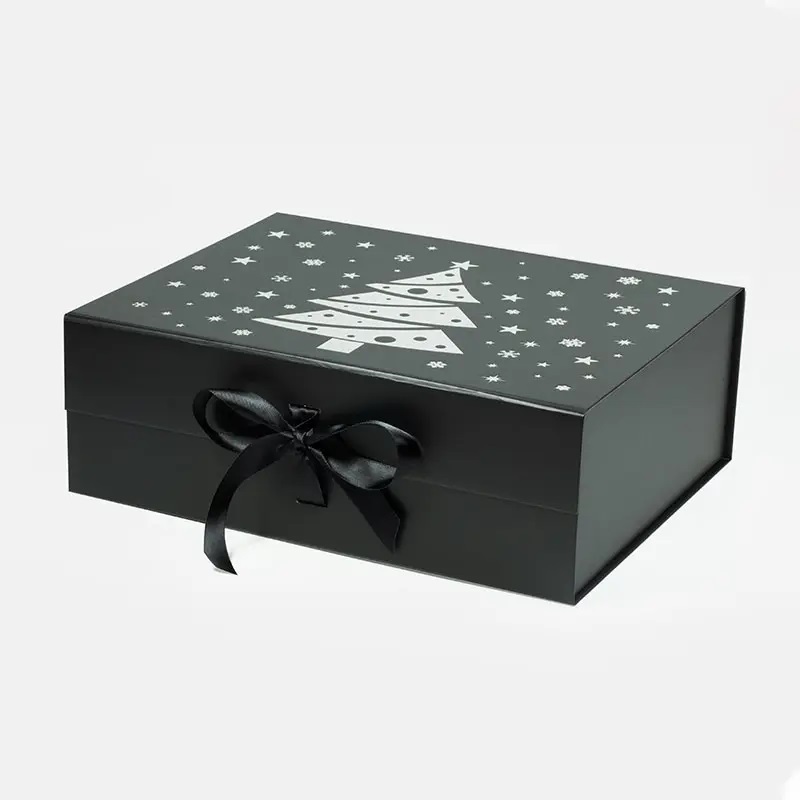 Custom Size Luxury Decoration Packaging Gift Box Christmas Printing Gift Folding Box For Present