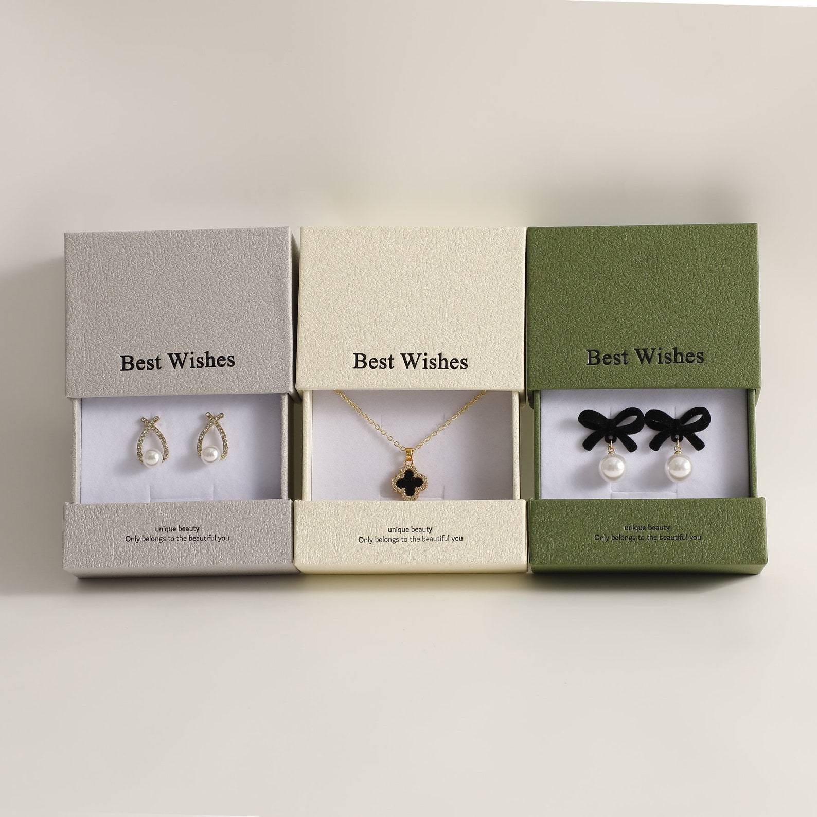 Customizable Design Box Recyclable Packaging Box Ring Jewelry Drawer Box