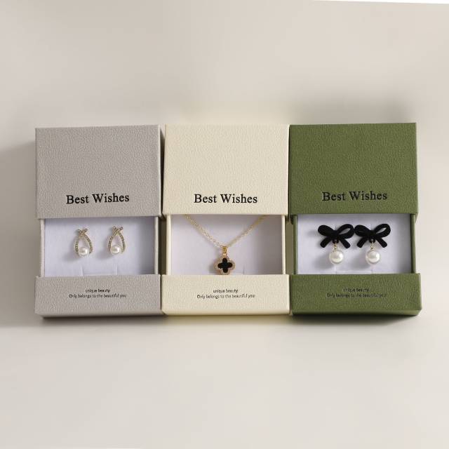 Customizable Design Box Recyclable Packaging Box Ring Jewelry Drawer Box