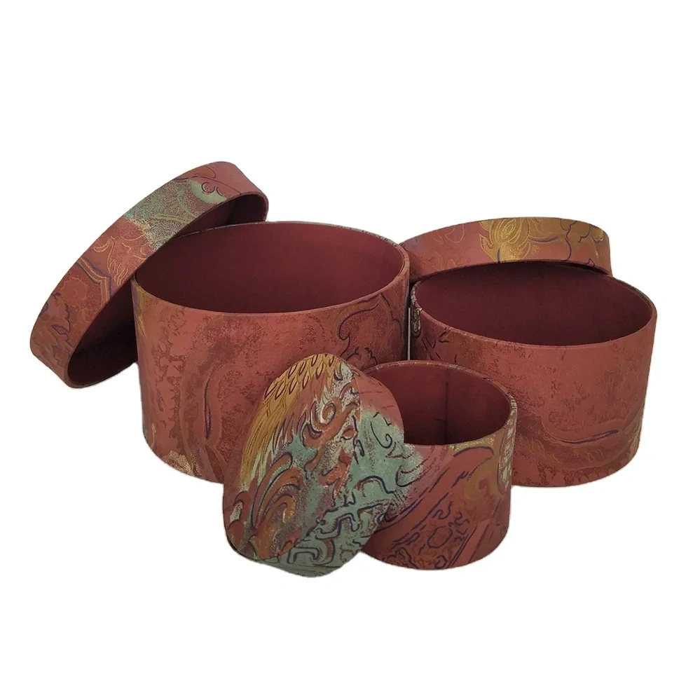 Custom Printing Tube Box Recycled Round Tube Kraft Paper Box Cardboard Tube Gift Boxes For Packing