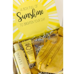 Wholesale Logo Packaging Box Yellow Corrugated Shipping Box Sunscreen Corrugated Box