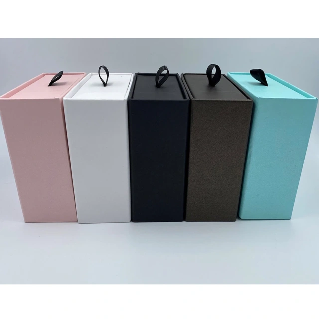 Custom Love Print Color Packaging Box Valentine's Day Gift Box Lovers Ring Jewelry Drawer Box