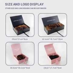 OEM Factory New Promotion Recyclable Fashion Unique Design wig boxes custom logo packaging custom hair packaging