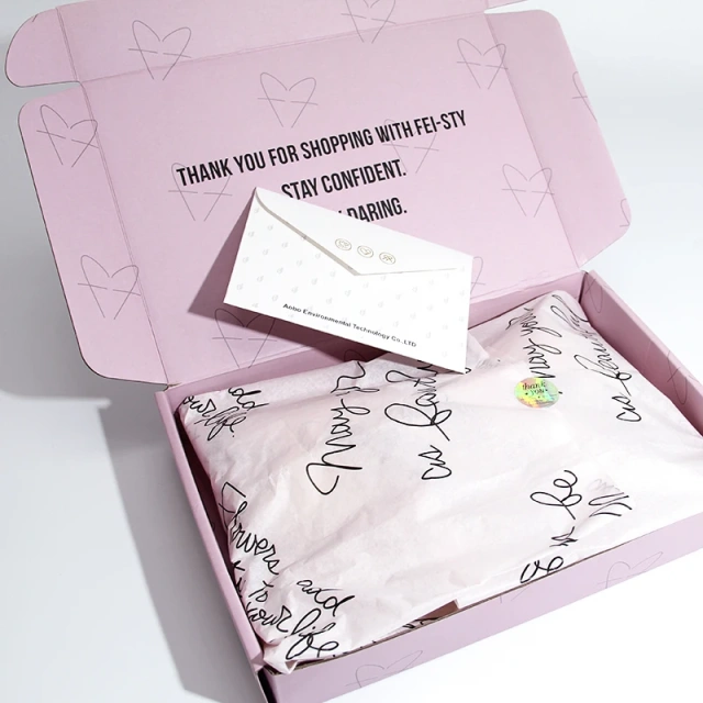 Custom Luxury Double-Sided CMYK Printed Corrugated Paper Box Matt Laminated for Makeup Recycled Materials