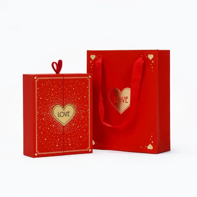 Wholesale custom logo Luxury gift box Jewelry packaging box Double Door Jewelry Packaging Gift Paper Box