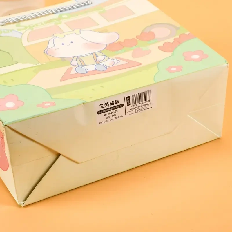 Customized wholesale cartoon cute rabbit printed children's stationery packaging bags