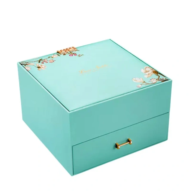 Drawer-type double-layer gift box packaging convex oil printing clamshell packaging Box Can Be handbags