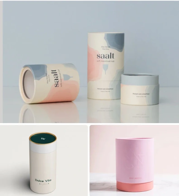 Biodegradable Lip Balm Lip Gloss Push Up Paper Tube for Premium Quality High Demanded