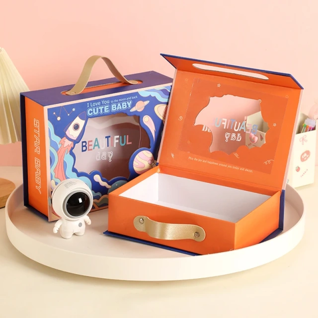 Wholesale Custom Logo Premium Luxury Cardboard Paper Gift Extension Children's toy Magnetic Packaging Box Customized Ribbon Art
