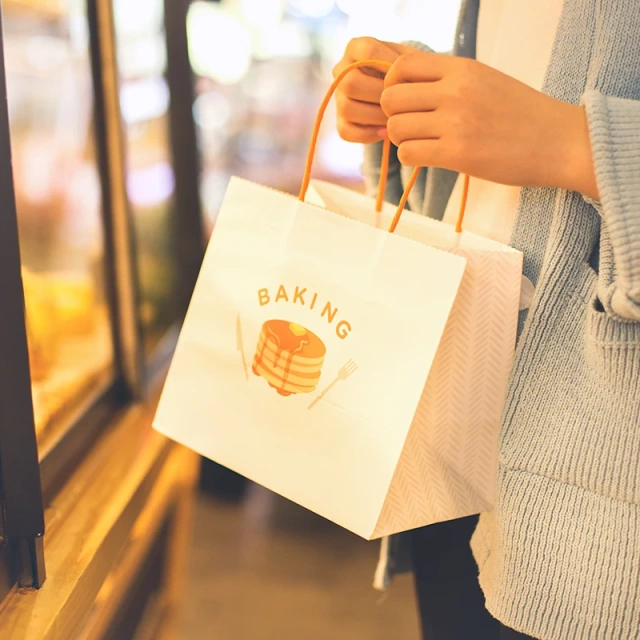 Kraft Paper Candy Cookie Bread Nuts Dessert Biscuits Snack Baking Pouch Flat Bottom biodegradable Takeout packaging paper Bags