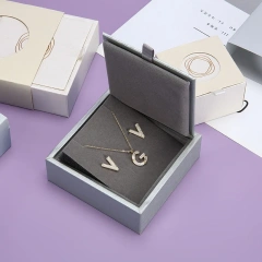 Custom Logo Jewelry Packaging Drawer Gift Box Pink Luxury jewellery Pull Out Storage Box
