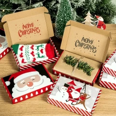 Wholesale Customized Festivals Thanksgiving Christmas Corrugated Cardboard Box Custom Printed Carton Mailer Box
