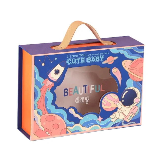 Wholesale Custom Logo Premium Luxury Cardboard Paper Gift Extension Children's toy Magnetic Packaging Box Customized Ribbon Art