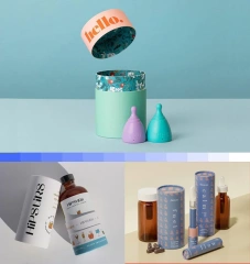 Biodegradable Lip Balm Lip Gloss Push Up Paper Tube for Premium Quality High Demanded