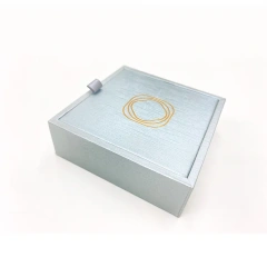 Custom Logo Jewelry Packaging Drawer Gift Box Pink Luxury jewellery Pull Out Storage Box