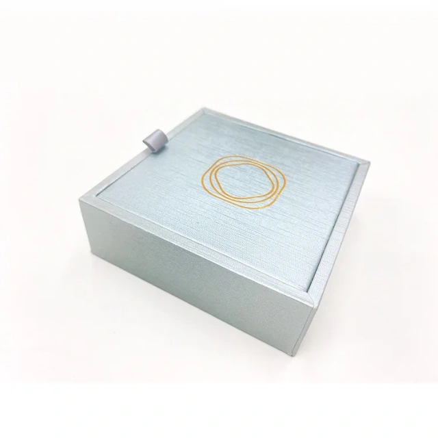 Custom Logo Jewelry Packaging Drawer Gift Box Pink Luxury jewellery Pull Out Storage Box