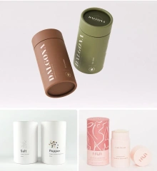 Biodegradable Lip Balm Lip Gloss Push Up Paper Tube for Premium Quality High Demanded