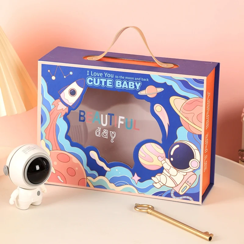 Wholesale Custom Logo Premium Luxury Cardboard Paper Gift Extension Children's toy Magnetic Packaging Box Customized Ribbon Art