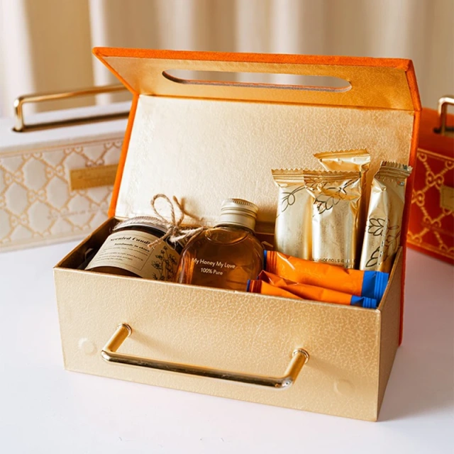 Luxury customized cardboard birthday flower perfume cosmetic jewelry gift packaging box with handle wedding favors