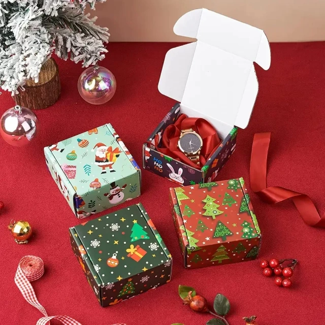 Wholesale Customized Festivals Thanksgiving Christmas Corrugated Cardboard Box Custom Printed Carton Mailer Box