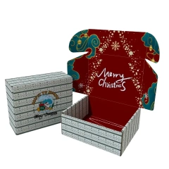 Wholesale Customized Festivals Thanksgiving Christmas Corrugated Cardboard Box Custom Printed Carton Mailer Box