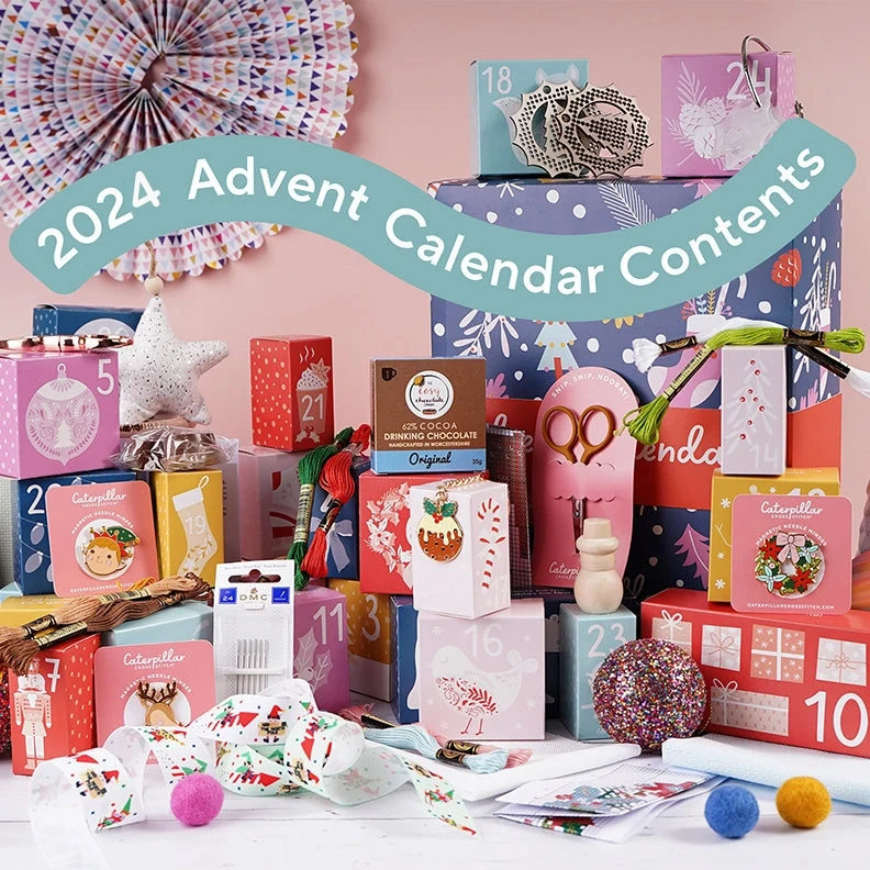 Customized 24 Days Advent Calendar Box Handmade Rigid Boxes Art Paper Rectangle Christmas Gift Box