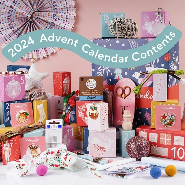 Customized 24 Days Advent Calendar Box Handmade Rigid Boxes Art Paper Rectangle Christmas Gift Box