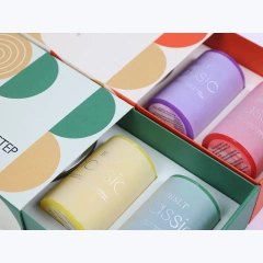 Custom Printed Logo Candle Packaging Box Sustainability Foldable Drawer Paper Gift Box