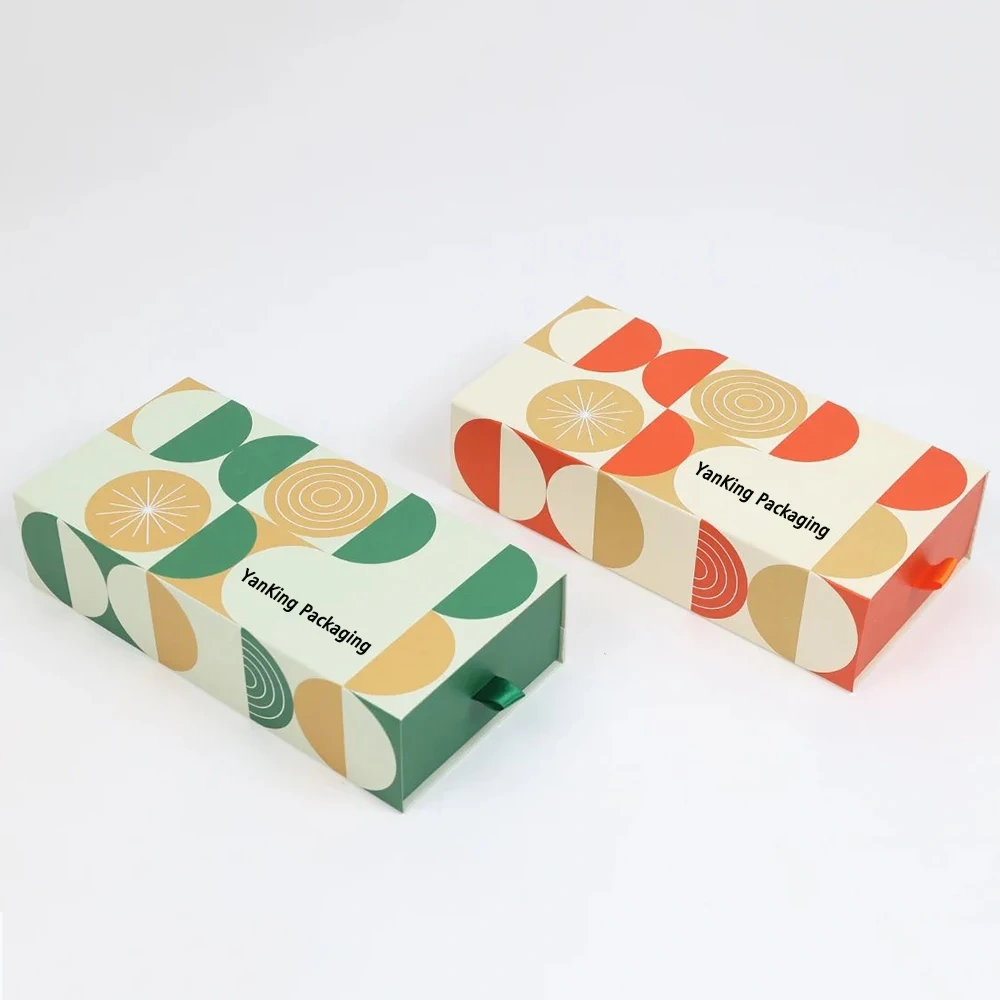 Custom Printed Logo Candle Packaging Box Sustainability Foldable Drawer Paper Gift Box