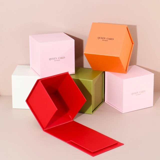 Sweet Wedding Favour Gift Candy Packaging Gift Box Wholesale Custom Luxury Cardboard Cupcake Boxes Rigid Boxes