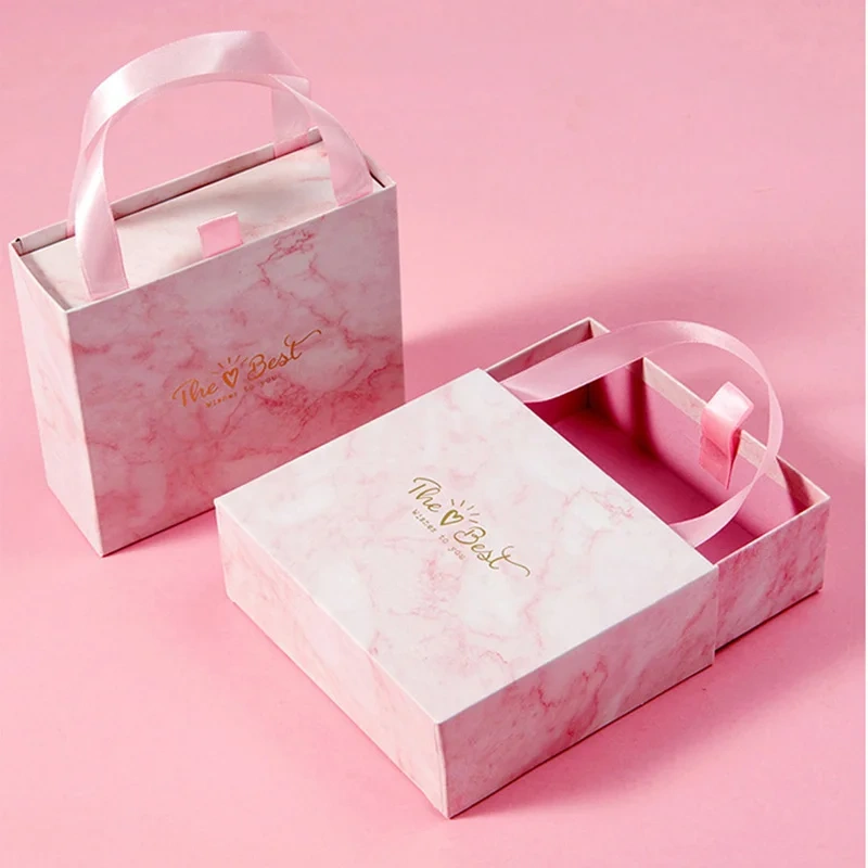 Eco-friendly Manufacturer Custom Logo Luxury Truffle Gift Packaging Rigid Paper Drawer Chocolate Box With Paper Bag