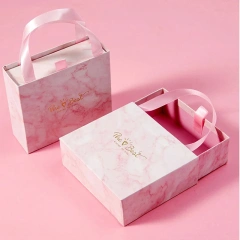 Eco-friendly Manufacturer Custom Logo Luxury Truffle Gift Packaging Rigid Paper Drawer Chocolate Box With Paper Bag