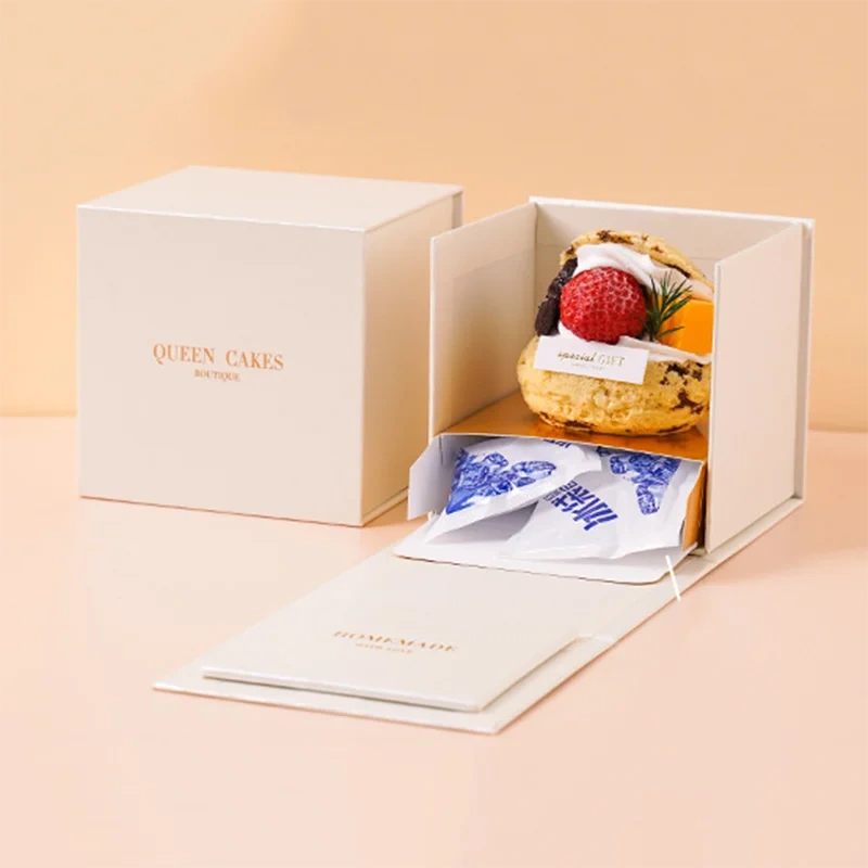 Sweet Wedding Favour Gift Candy Packaging Gift Box Wholesale Custom Luxury Cardboard Cupcake Boxes Rigid Boxes