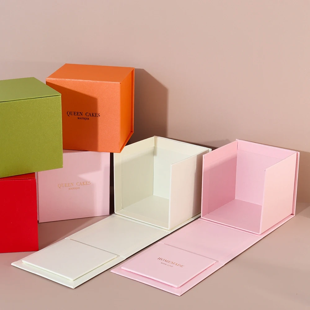 Sweet Wedding Favour Gift Candy Packaging Gift Box Wholesale Custom Luxury Cardboard Cupcake Boxes Rigid Boxes