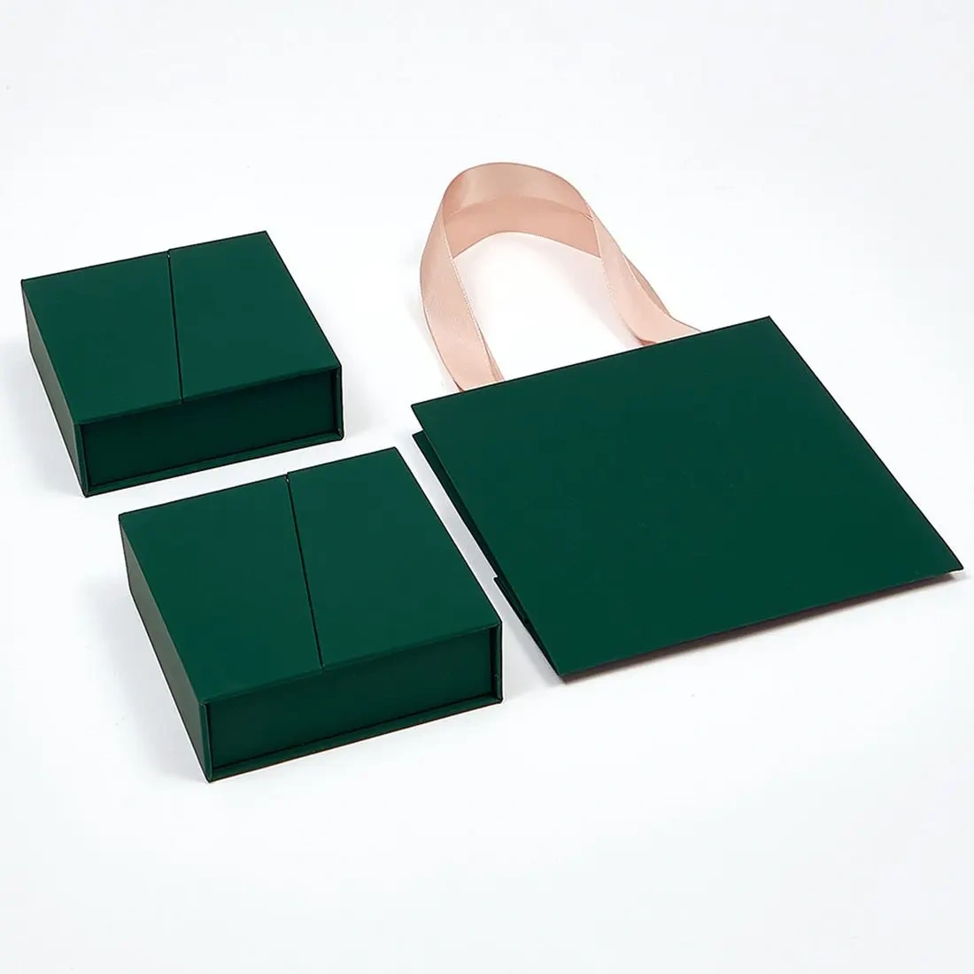 Custom Double-Door Magnetic Paper Gift Jewelry Box Paper Jewellery Box Eco- friendly Cardboard Jewlery Box Packaging