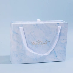 Eco-friendly Manufacturer Custom Logo Luxury Truffle Gift Packaging Rigid Paper Drawer Chocolate Box With Paper Bag