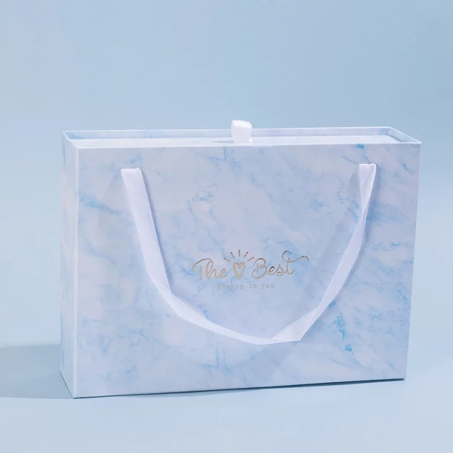 Eco-friendly Manufacturer Custom Logo Luxury Truffle Gift Packaging Rigid Paper Drawer Chocolate Box With Paper Bag