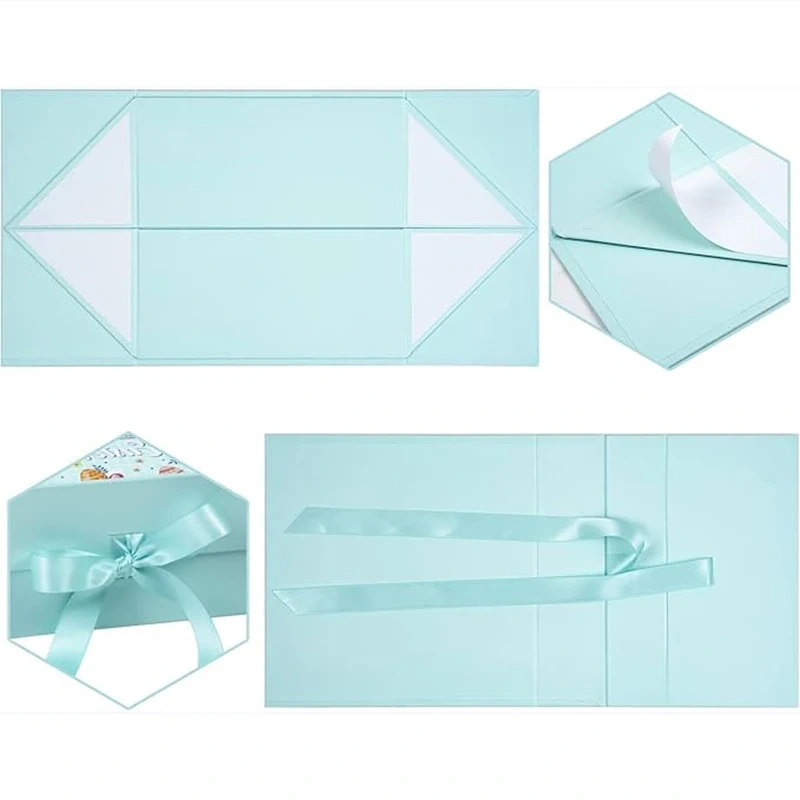 Wholesale Customized Easter Set Holiday Packaging Box Custom Folding Box Packaging Gift Boxes With Ribbon