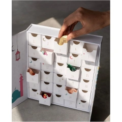 Custom Luxury Cute Ramadan 30 Days Advent Calendar Gift Box Packaging Paper Magnet Gift Box For Children