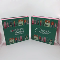 Customized Printing Magnet Luxury Mystery Christmas 25 Days Advent Calendar Gift Box Packaging Paper Gift Box