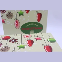 Customized Magazine Christmas Advent Calendar Box Paper Packaging Printing Luxury Mystery Gift Box with 25 Small  Box