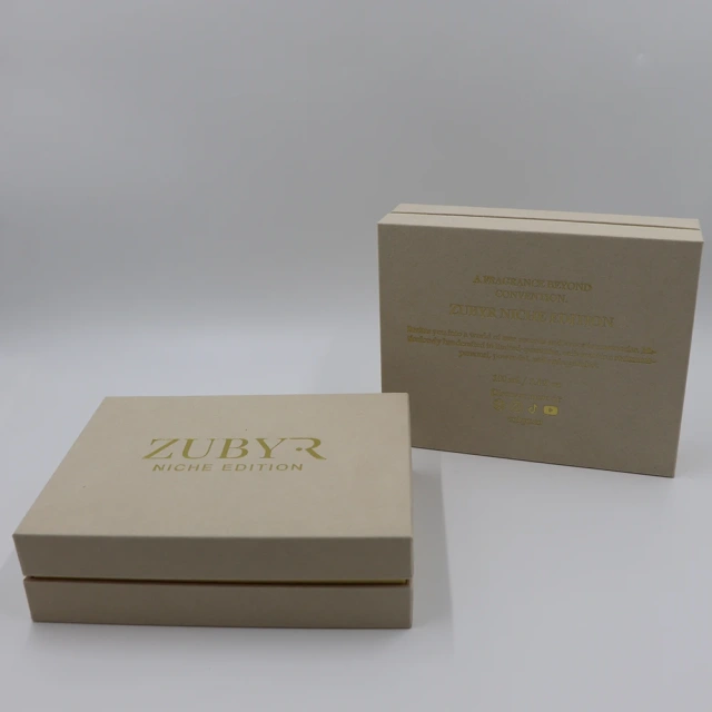 Custom Luxury High Quality Flannel Lid Base Perfume Box Matt Lamination Cosmetic Gift Packaging Paper Box Flannel Sponge Lining