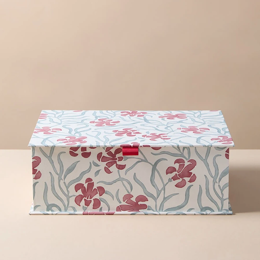 Luxury Custom Logo Book Style Magnetic Gift Box Rigid Paper Packaging Sponge Magnet Closure for Lamination Embossing