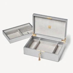 Wholesale Luxury Jewelry Box Custom Packaging for Bracelet Necklace Earrings Ring Watch MDF Material